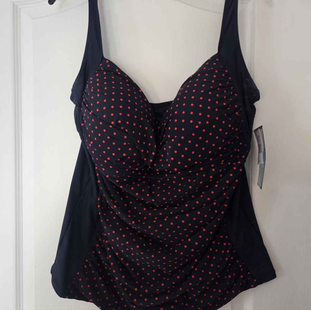 Polka Dot Tankini Top